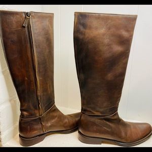 Fatte a Mano Leather Boot Size 8.5.    Moderate Wear at Insoles.